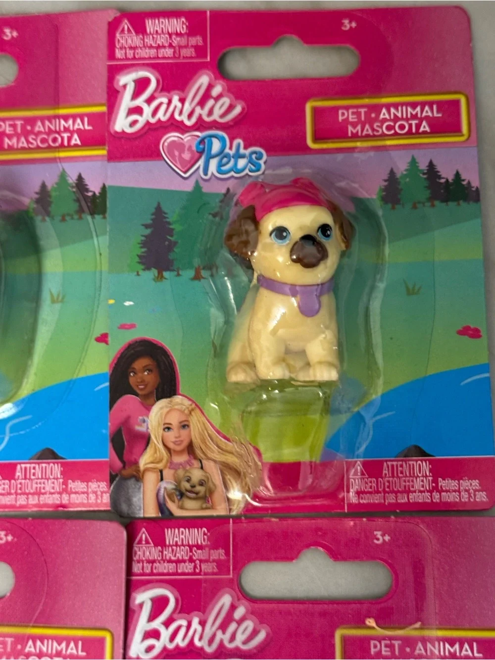 Barbie pets mini figurines new in package